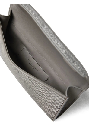 Brunello Cucinelli Precious clutch bag - Grey