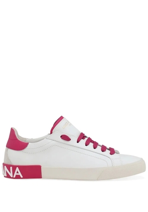 Dolce & Gabbana Portofino low-top sneakers - White