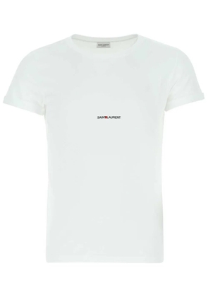 Saint Laurent logo-print T-shirt - White