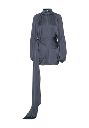 ROTATE BIRGER CHRISTENSEN satin tie mini dress - Blue