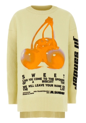 Jil Sander patterned intarsia-knit jumper - Neutrals