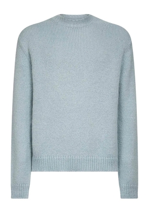 Jil Sander ribbed crew-neck sweater - Blue