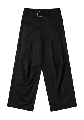 FFFPOSTALSERVICE pleated trousers - Black