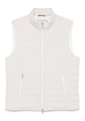 Brunello Cucinelli high-neck waistcoat - Grey