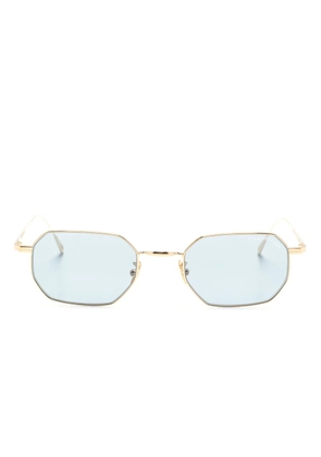 Cutler & Gross geometric-frame sunglasses - Gold