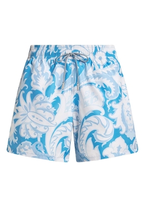 ETRO floral-print swim shorts - Blue