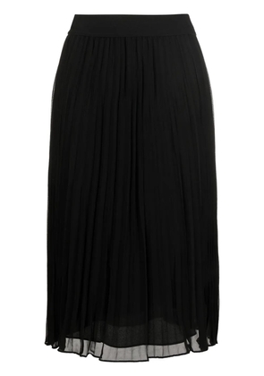 DKNY chiffon midi skirt - Black