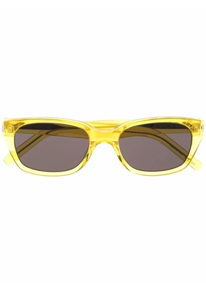 Saint Laurent Eyewear wayfarer-frame sunglasses - Yellow