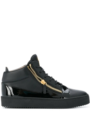 Giuseppe Zanotti Kriss leather mid-top sneakers - Black