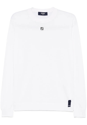 FENDI FF-motif sweater - White