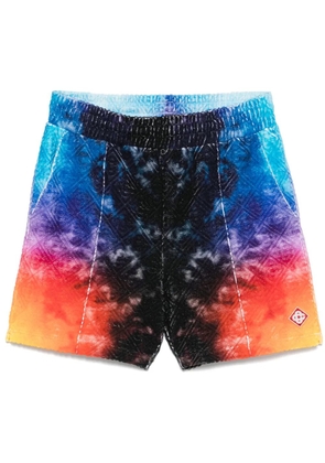 Casablanca monogram shorts - Blue