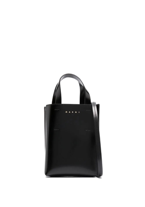 Marni Museo Nano leather tote bag - Black