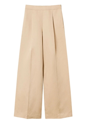 TWINSET pleat-detail palazzo trousers - Neutrals