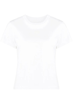 Alexander Wang logo-embossed T-shirt - White