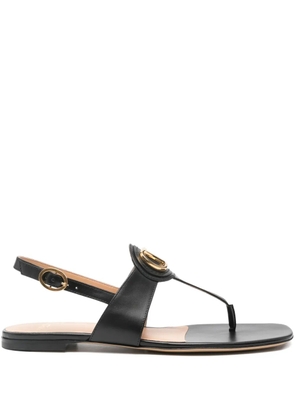 Valentino Garavani VLogo Signature slingback sandals - Black