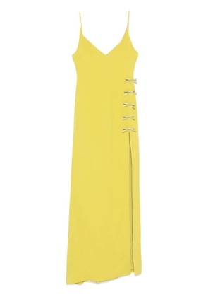 Elie Saab bow-detail gown - Green