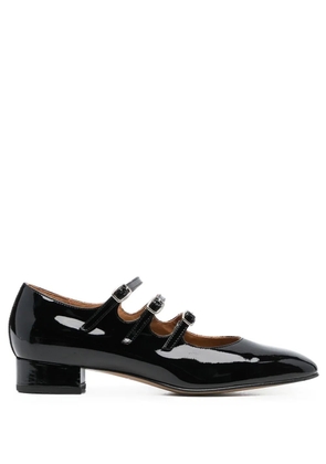 Carel Paris 30mm patent leather pumps - Black