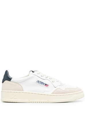 Autry Medalist perforated logo sneakers - White