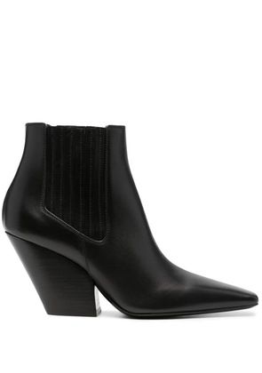 Casadei leather ankle boots - Black
