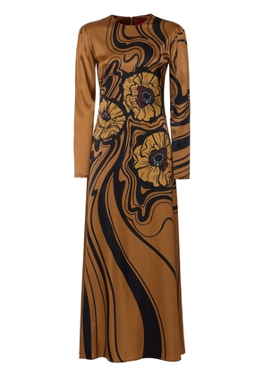 La DoubleJ Clingy Swing maxi dress - Orange