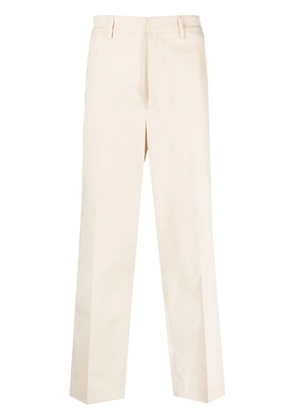 Department 5 straight-leg cotton trousers - Neutrals