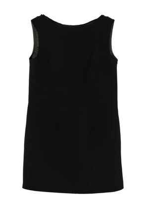 Prada sleeveless boat-neck mini dress - Black