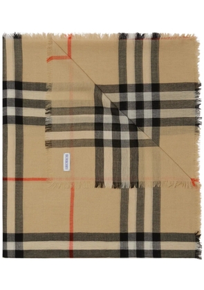 Burberry Vintage Check wool scarf - Neutrals