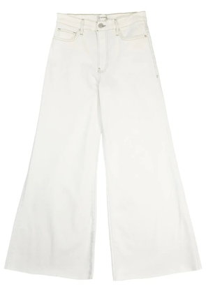 FRAME Le Palazzo Crop wide-leg jeans - White