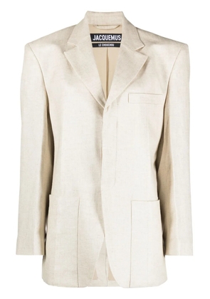 Jacquemus La Veste D'Homme single-breasted blazer - Neutrals