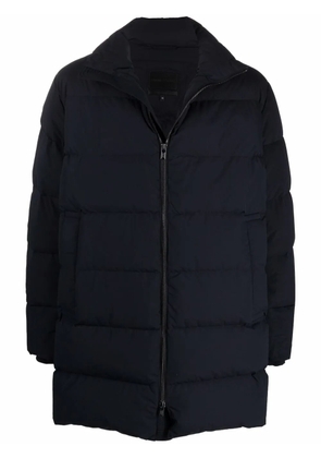 Emporio Armani quilted puffer coat - Blue