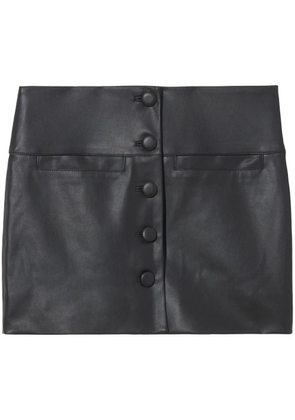 Proenza Schouler White Label faux-leather mini skirt - Black