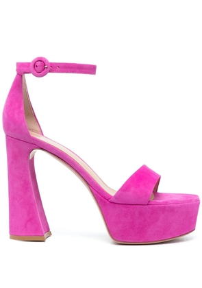 Gianvito Rossi Holly 120mm suede sandals - Purple