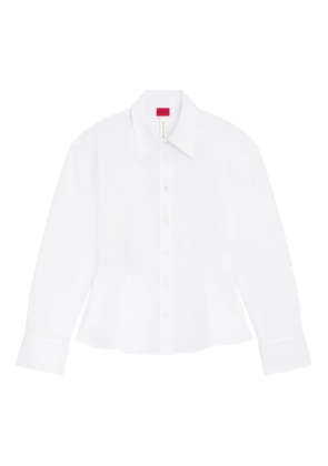 HUGO peplum cotton shirt - White