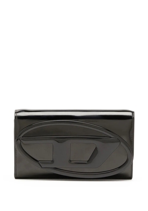 Diesel 1Dr leather wallet-on-chain - Black