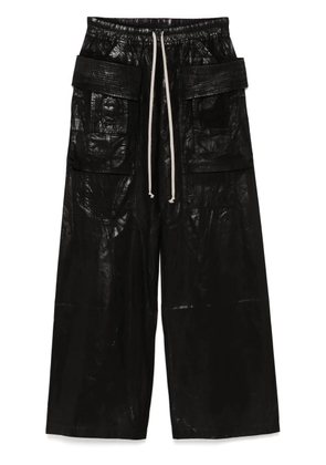 Rick Owens DRKSHDW Hollywood creatch wide cargo trousers - Black
