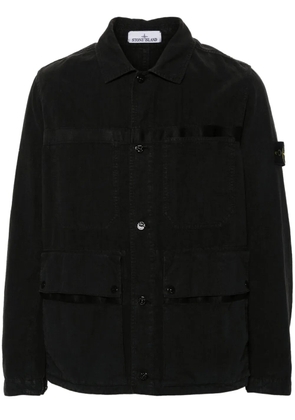 Stone Island Compass badge shirt jacket - Black