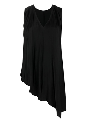 JOSEPH asymmetric pleated vest - Black