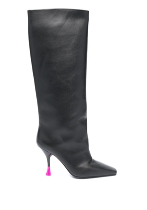 3juin Anita 100mm leather knee-boots - Black