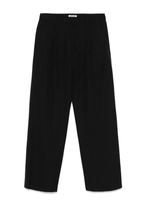 Auralee pleated-detail trousers - Black