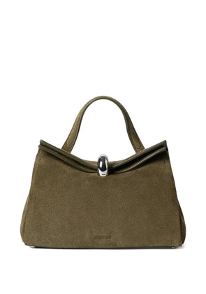 Jacquemus small Valerie leather tote bag - Green