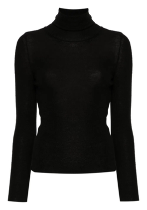 TOM FORD roll-neck fine-knit jumper - Black