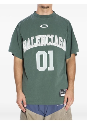 Balenciaga graphic-print T-shirt - Green
