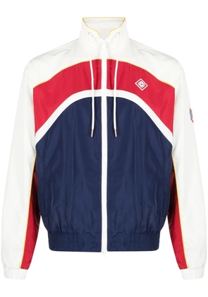 Casablanca Arch panelled track jacket - Blue