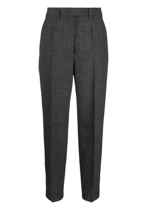 Prada virgin wool pressed-crease tailored trousers - Grey