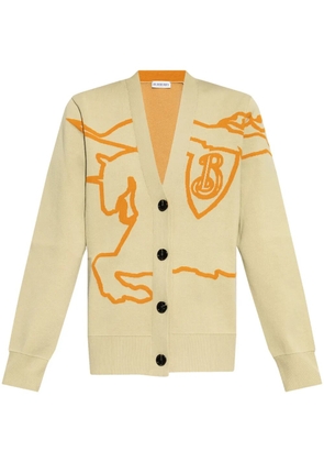 Burberry EKD cotton-blend cardigan - Neutrals