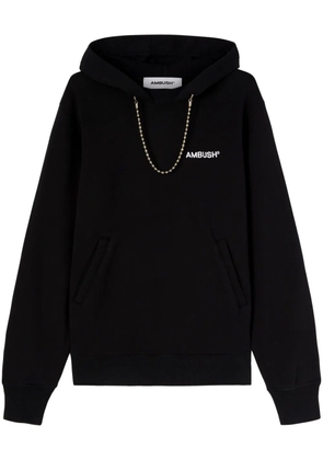 AMBUSH ball chain-detail hoodie - Black