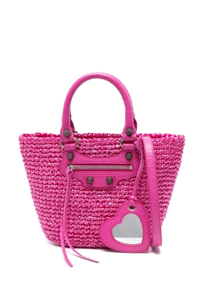 Balenciaga small Le Cagole Panier tote bag - Pink