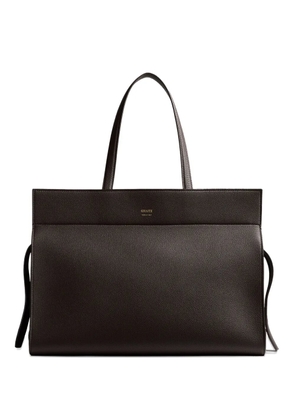 KHAITE Crosby two-handle zip-closure shoulder bag - Brown