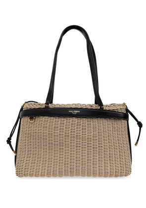 Dolce & Gabbana woven tote bag - Neutrals