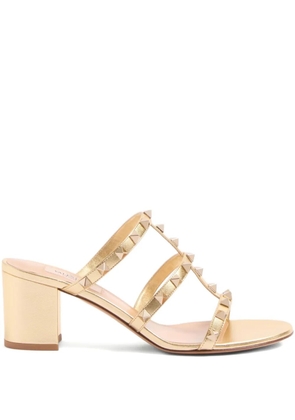 Valentino Garavani 60mm Rockstud sandals - Gold
